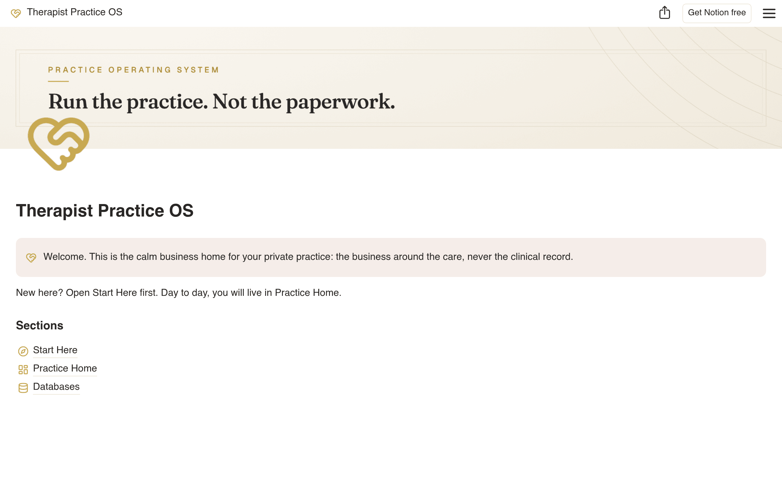 Therapist Practice OS